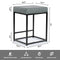 Bar stool, set of 2 bar chairs, kitchen breakfast bar stool Seat with footstool, living room, party room Modern Barstools GREY - Supfirm