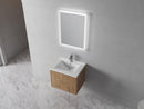 Bathroom Cabinet With Sink,Soft Close Doors,Float Mounting Design,24 Inch For Small Bathroom,24x18-00624 IMO(KD-Packing) - Supfirm