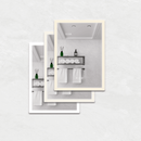 Supfirm Bathroom Medicine Cabinet with Lights, 28×20 Inch LED Medicine Cabinet with Mirror, Lighted Medicine Cabinet with Defogger, Dimmer, Digital Clock & Temp Display, Surface Mount - Supfirm