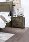 Bedroom Furniture Contemporary Look Unique Wooden Nightstand Drawers Bedside Table - Supfirm
