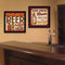 Supfirm "Beer II Cold Beer Served Here Collection" 2-Piece Vignette By Mollie B., Printed Wall Art, Ready To Hang Framed Poster, Black Frame - Supfirm