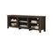 Benito Dark Dusty Brown 70" Wide TV Stand with Open Shelves and Cable Management - Supfirm