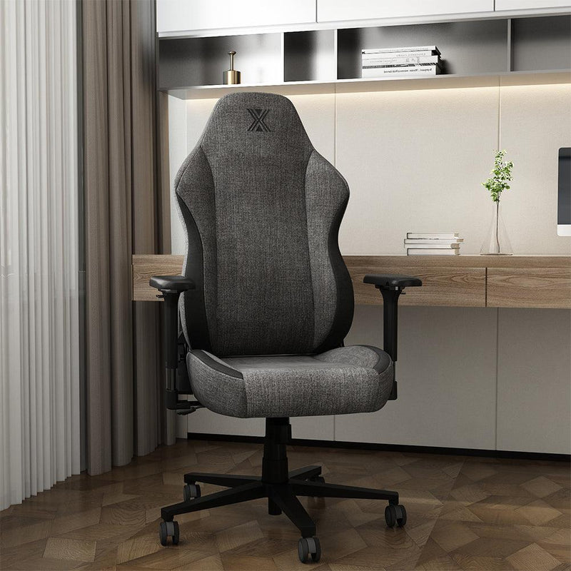 BestOffice PC Gaming Chair Ergonomic Office Chair Desk Chair with Lumbar Support Flip Up Arms Headrest PU Leather Executive High Back Computer Chair for Adults Women Men (Fabric Black) - Supfirm
