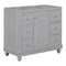 [Cabinet Only] 36" Gray Bathroom vanity(Sink not included) - Supfirm