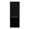 Supfirm DEPOT E-SHOP Savona Medicine Single Door Cabinet, Two External Shelves, Two Interior Shelves, Black - Supfirm