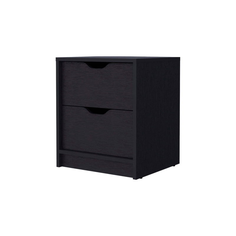Dillon 2 Drawers Nightstand, Bedside Table with Storage - Supfirm