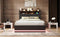 Full Size Upholstered Platform Bed with Storage Headboard and Hydraulic Storage System, PU Storage Bed with LED Lights and USB charger, Black - Supfirm