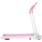 FYC Treadmill Folding Treadmill for Home Portable Electric Motorized Treadmill Running Exercise Machine Compact Treadmill for Home Gym Fitness Workout Walking, No Installation Required, White&Pink - Supfirm