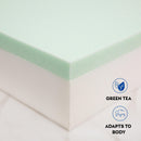 Green Tea Infused Memory Foam Queen Mattress, 8 inch Gel Memory Foam Mattress for a Cool Sleep, Bed in a Box - Supfirm