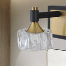 LED 4-Light Modern Crystal Bathroom Vanity Light Over Mirror Bath Wall Lighting Fixtures - Supfirm