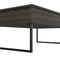 Lift Top Coffee Table Wuzz, Two Legs, Two Shelves, Carbon Espresso / Black Wengue Finish - Supfirm