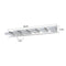 Modern 6-Light Chrome LED Vanity Mirror Light Fixture For Bathrooms And Makeup Tables - Supfirm