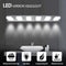 Modern 6-Light Chrome LED Vanity Mirror Light Fixture For Bathrooms And Makeup Tables - Supfirm
