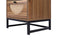Natural rattan, 2 Drawer side table, Display Rack for Bedroom and Living Room, Nightstand Side Table Bedroom Storage Drawer Bedside End Table - Supfirm