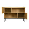 Sideboard Buffet Cabinet, Modern Accent Cabinet with Wavy Grain Door, Console Table with Storage for Living Room, Dinning Room, kitchen - Supfirm