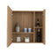 Supfirm Sines Medicine Cabinet, Four Internal Shelves, Single Door -Pine - Supfirm
