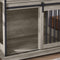 Sliding door dog crate with drawers. Grey,35.43'' W x 23.62'' D x 33.46'' H - Supfirm