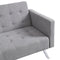 Sofa Bed Convertible Folding Light Grey Lounge Couch Loveseat Sleeper Sofa Armrests Living Room Bedroom Apartment Reading Room - Supfirm