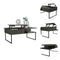 Squire 1-Shelf Lift Top Coffee Table Carbon Espresso and Onyx - Supfirm