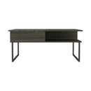 Squire 1-Shelf Lift Top Coffee Table Carbon Espresso and Onyx - Supfirm