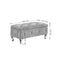 Storage Bench, Flip Top Entryway Bench Seat with Safety Hinge, Storage Chest with Padded Seat, Bed End Stool for Hallway Living Room Bedroom, Supports 250 lb,Gray Velvet - Supfirm