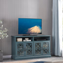TV Stand, Buffet Sideboard Console Table, Dark Teal - Supfirm