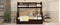 Twin-Over-Full Bunk Bed with Ladders and Two Storage Drawers(Espresso)( old sku:LT000165AAP） - Supfirm