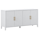 U-Style Accent Storage Cabinet Sideboard Wooden Cabinet with Metal Handles for Hallway, Entryway, Living Room, Bedroom - Supfirm