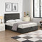 Upholstered Platform Bed with Underneath Storage,Full Size,Gray - Supfirm