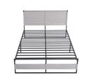 V4 Metal Bed Frame 14 Inch Queen Size with Headboard and Footboard, Mattress Platform with 12 Inch Storage Space - Supfirm