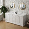 Vanity Sink Combo featuring a Marble Countertop, Bathroom Sink Cabinet, and Home Decor Bathroom Vanities - Fully Assembled White 72-inch Vanity with Sink 23V02-72WH - Supfirm