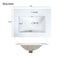 [Video]24inch modern bathroom vanity for small bathroom,white storge cabinet with ceramic sink - Supfirm
