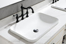 Wall Hung Doulble Sink Bath Vanity Cabinet Only in Bathroom Vanities without Tops - Supfirm