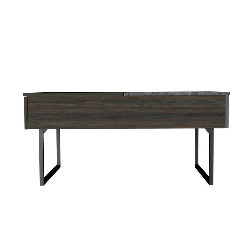Westover Rectangle Lift Top Coffee Table Carbon Espresso and Onyx - Supfirm