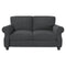 ZINUS Josh Loveseat Sofa, Easy, Tool-Free Assembly,Dark gray - Supfirm
