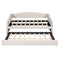 Upholstered Daybed Sofa Bed Twin Size With Trundle Bed and Wood Slat ,Beige - Supfirm