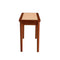 Walnut colored solid wood bench, restaurant dining chair, simple solid wood sleeper chair, bed end stool, living room, rattan woven shoe stool, suitable for restaurants and living rooms ST-DI-05 - Supfirm