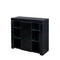 Supfirm Kitchen Sideboard Cupboard with LED Light, Black High Gloss Dining Room Buffet Storage Cabinet Hallway Living Room TV Stand Unit Display Cabinet with Drawer and 1 Doors