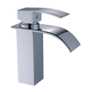 Supfirm Chrome Bathroom Faucet,Faucet for Bathroom Sink, Single Hole Bathroom Faucet Modern Single Handle Vanity Basin Faucet