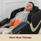 Supfirm Massage Chair Recliner with Zero Gravity Airbag Massage Bluetooth Speaker Foot Roller Black