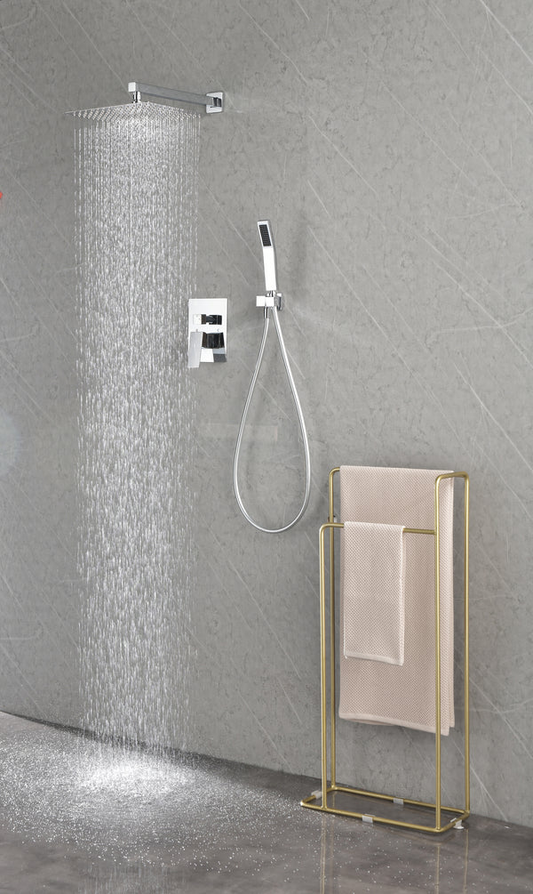 Supfirm 12" Rain Shower Head Systems Wall Mounted Shower