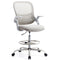 Sweetcrispy Drafting Tall Office Chair Ergonomic High Desk Chair with Flip-up Armrests - Supfirm