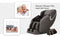 Supfirm Massage Chair Recliner with Zero Gravity, Full Body Airbag Massage Chair with Bluetooth Speaker, Foot Roller Brown