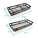 supfirm 2-Tier Wall Mounted Stainless Steel Dish Drying Rack - Supfirm