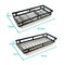 supfirm 2-Tier Wall Mounted Stainless Steel Dish Drying Rack - Supfirm