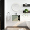 Supfirm 24'' Floating Wall-Mounted Bathroom Vanity with Ceramics Sink & Soft-Close Cabinet Door - Supfirm
