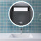 Supfirm 24 in. Round Wall-Mounted Dimmable LED Bathroom Vanity Mirror with Defogger and Bluetooth Music Speaker - Supfirm