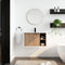 Supfirm 30'' Floating Wall-Mounted Bathroom Vanity with Ceramics Sink & Soft-Close Cabinet Door - Supfirm