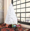 7 Ft High Christmas Tree 1000 Tips Decorate Pine Tree With Metal Legs White; With Decorations - Supfirm