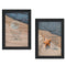 Supfirm "A Gift from the Sea Collection" 2-Piece Vignette By Robin-Lee Vieira, Printed Wall Art, Ready To Hang Framed Poster, Black Frame - Supfirm